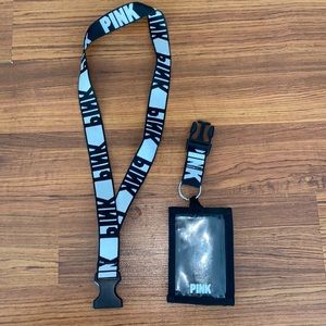 Pink lanyard